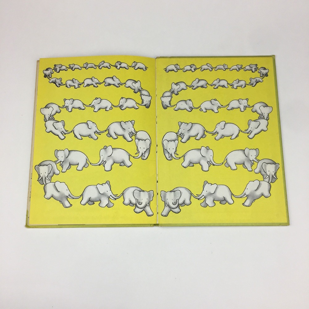 Babar Loses His Crown Elephant Cartoon Beginner Book Club Edition Hardcover 1967 - Picture 5 of 9